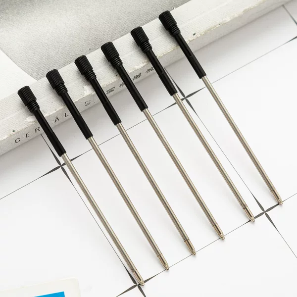 Manufacturer Wholesale Metal Refill Ballpoint Pen Refill Black Replacement Oil Refill 9cm Shape Refill Wholesale Replacement Refill