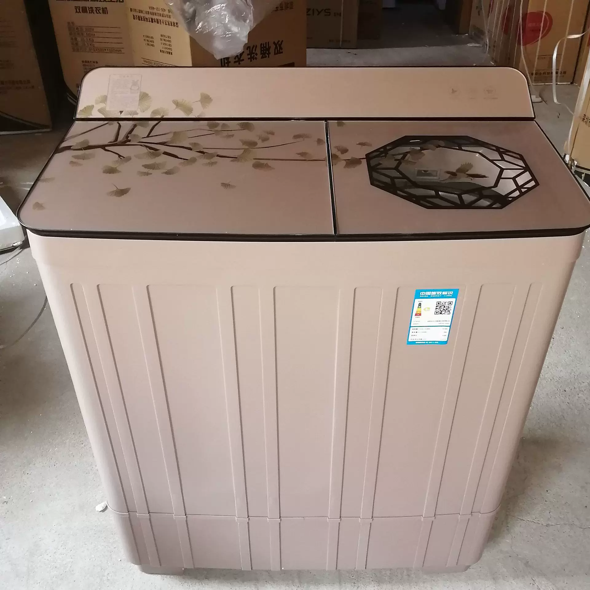 外贸出口15公斤大容量双钢洗衣机 家用半自动双桶洗衣机洗涤甩干