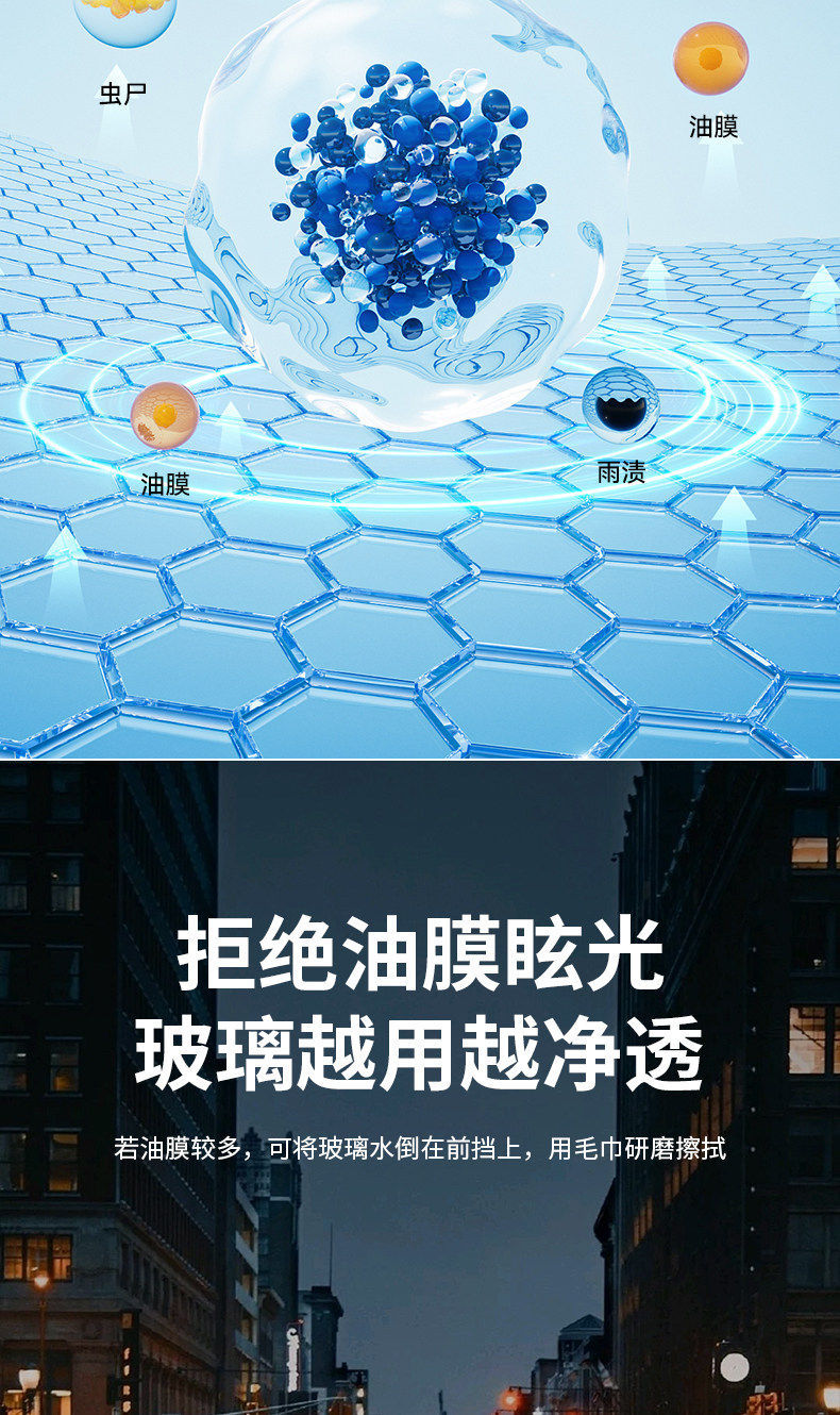 Deli Powerful Glass Cleaner for Cars, Anti-Freeze and Oil Film Remover, Resistant to -40 Degrees ℃ All-Season Wiper Fluid Manufacturer Wholesale