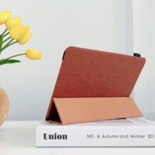 适用于平板电脑7寸8寸10寸纯色皮套平板保护套三折保护壳皮套