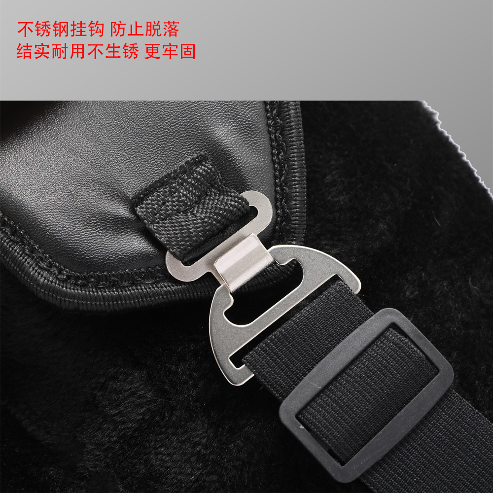 Rodillera caliente coche eléctrico motocicleta montar Leggings cortos hombres y mujeres a prueba de viento impermeable a prueba de frío cáscara dura invierno rótula