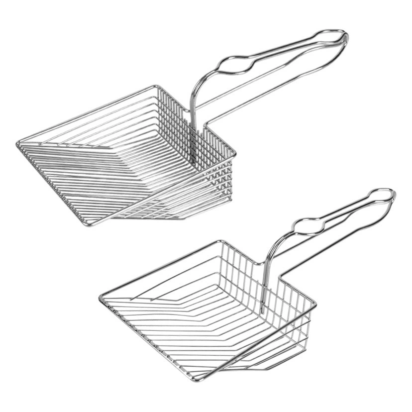 Большой кошачий лопатой кошачий фекалий металлический лопата кошачий песочный горшок лопата оптом для животных