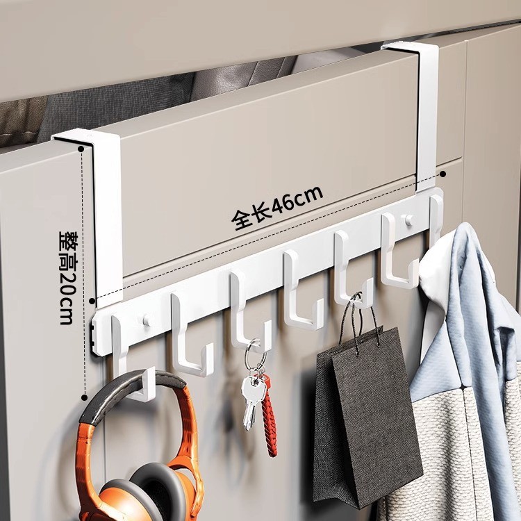 Gancho de puerta trasera tipo puerta trasera sin perforación percha de ropa percha de ropa percha de entrada percha de pared percha de ropa percha
