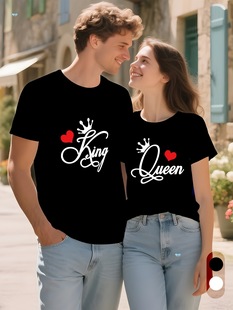 250g Pure Cotton t Shirt Couple's Tee Soft Round Neck