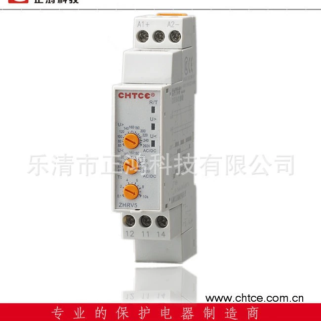 Реле перенапряжения, Однофазное, Zhenghong ZHRV5-02 (Schneider)