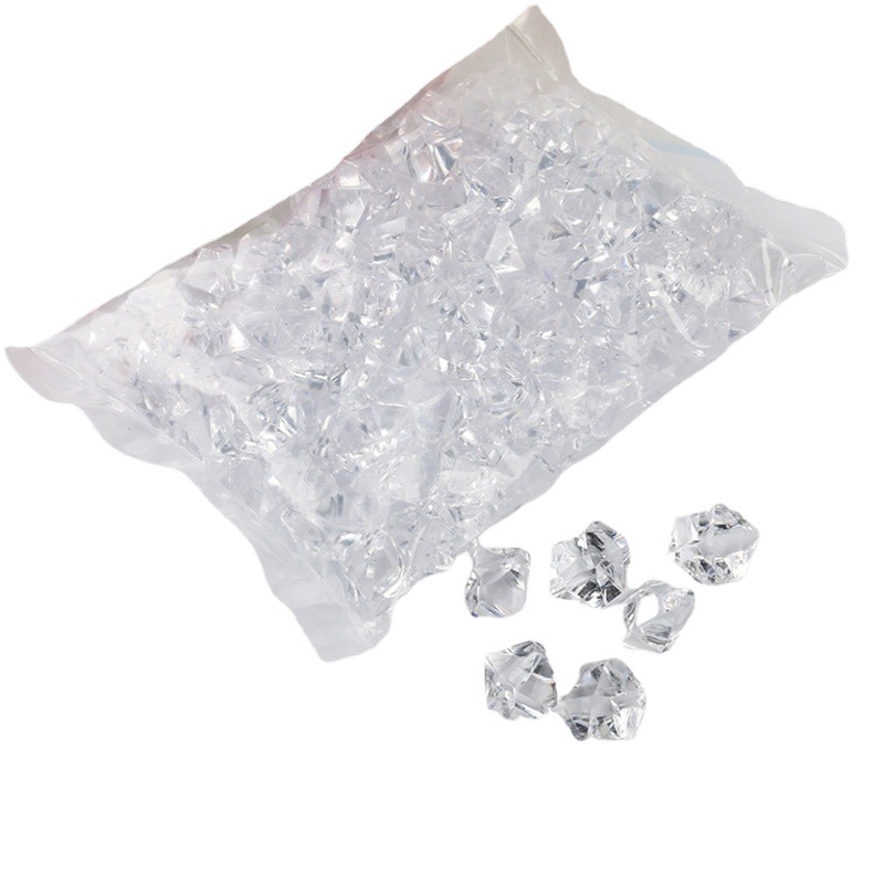 Colorido Cristal de los niños de la gema artificial del tanque de peces de plástico acrílico juguete patio etapa de vestir