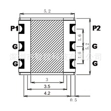 PT05L1475 1475MHz 1400-1550MHz ��Ƭ������ 5.2X5.2 ��ǰ��ѯ