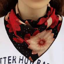 围脖女春秋护颈脖套韩版百搭时尚丝巾冬季薄款假领子新款三角巾