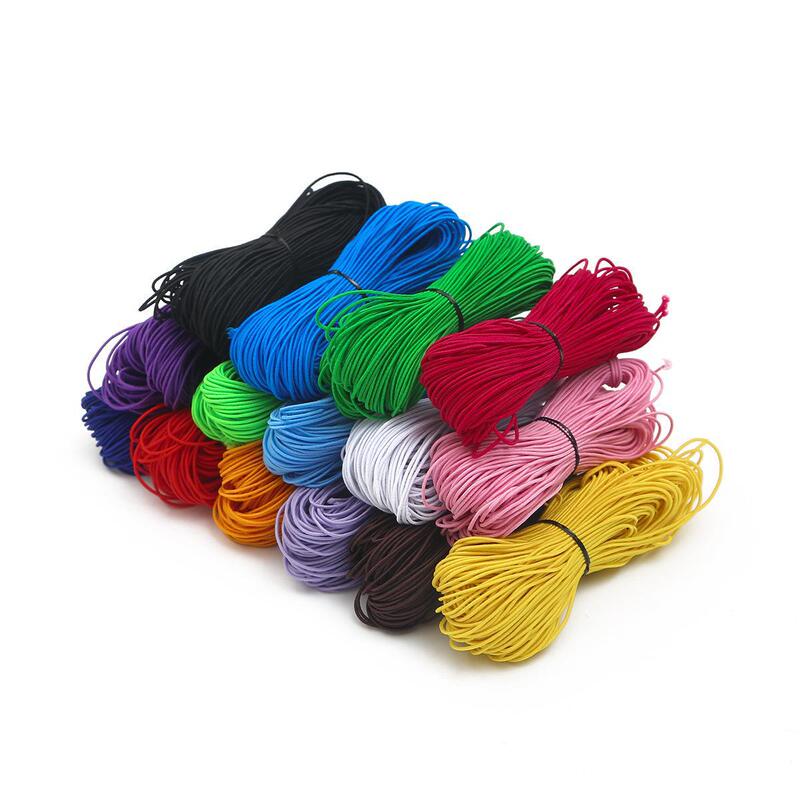 Elastic rope durable closing round color rubber band purple high elastic blue elastic band DIY material manufacturers wholesale