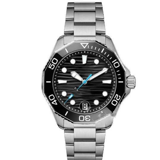 2025 Foreign Trade Hot-Selling High-Quality Men's Casual Silicone Strap Alloy Ta Multifunctional Watch Manufacturer Wholesale One Piece