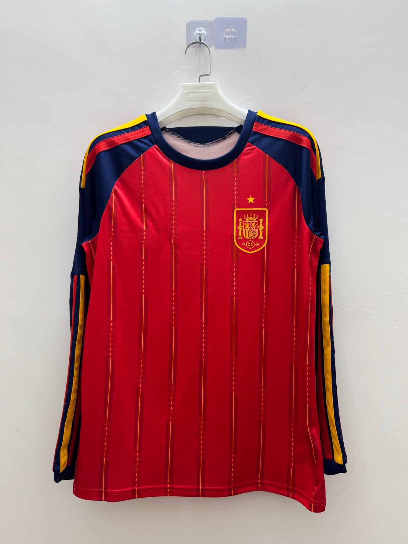 Nueva camiseta de fútbol de mangas largas de Argentina Real Madrid Barça de Alemania, la misma camiseta de venta directa suelta transpirable image 15