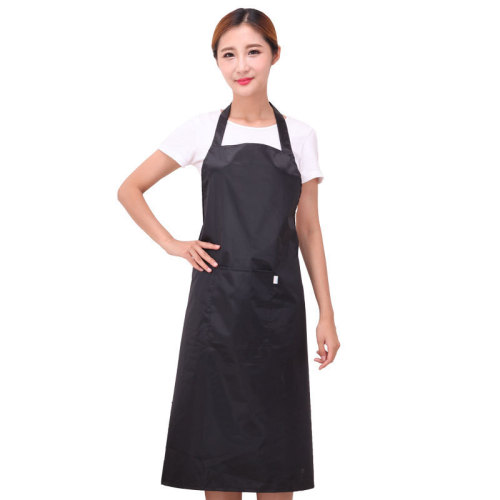 Waterproof apron with extended length kitchen oil-resistant cooking adult apron waistcoat fish and seafood catering cover garment waiter workwear logo