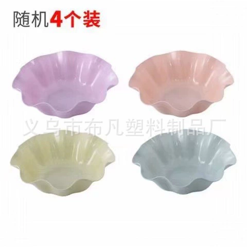 Lotus leaf fruit plate Creative European -style home fruit plate dry fruit plate office fruit plate snacks strong nut plate