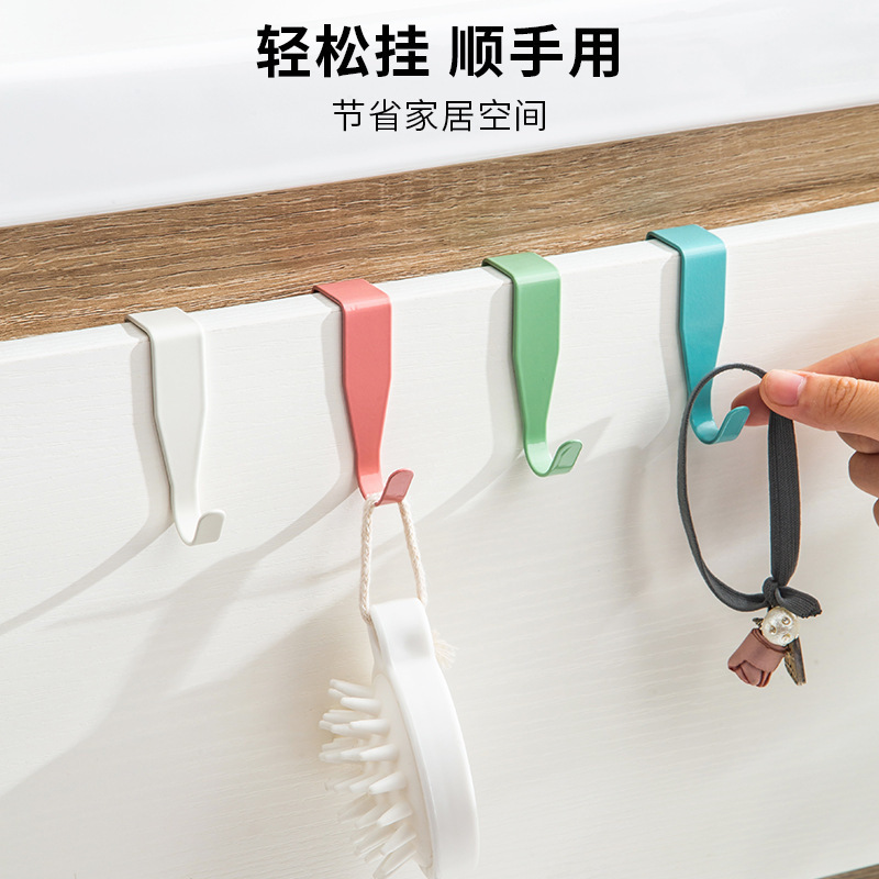 Drawer Hooks, Punch-Free Kitchen Cabinet Door Small Hooks, Dormitory Bed Edge Hooks, Wardrobe Door Clothes Hooks, Clothes Hangers
