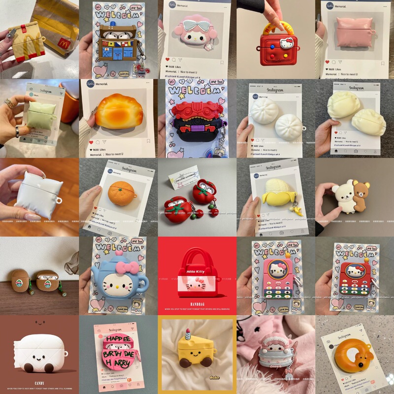 Foreign Trade Cartoon Apple Earphone Case Suitable for AirPods Pro3 Wireless Bluetooth Earphone Case 3/4/Pro2 Soft Case Foreign Trade Cartoon Apple Earphone Case Suitable for AirPods Pro3 Wireless Bluetooth Earphone Case 3/4/Pro2 Soft Case