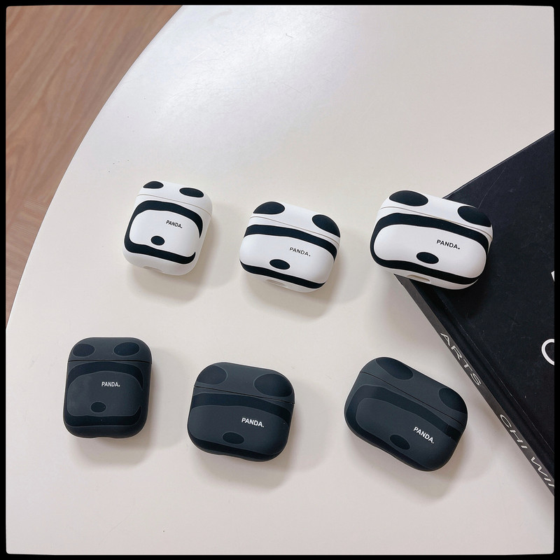 Applicable airpodspro2 Protective Cover 4 Generation Apple Earphone Case 4 Generation Bluetooth Frosted Panda Tide Soft Case for Men Applicable airpodspro2 Protective Cover 4 Generation Apple Earphone Case 4 Generation Bluetooth Frosted Panda Tide Soft Case for Men