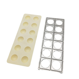 New Dumpling Mold Italian Square Dumpling Mold 12Pcs Italian Fondant Baking Tool Dumpling Making Artifact