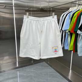 跨境货源夏季新品CASA卡萨布兰卡短袖个性设计印花宽松肥佬短袖体