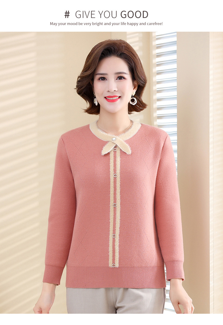 E5965 830K ÁO LEN NỮ TAIRYA MÙA XUÂN THU ĐÔNG TRUNG NIÊN DÀY ẤM THỜI TRANG NỮ G03 SẢN PHẨM MỚI