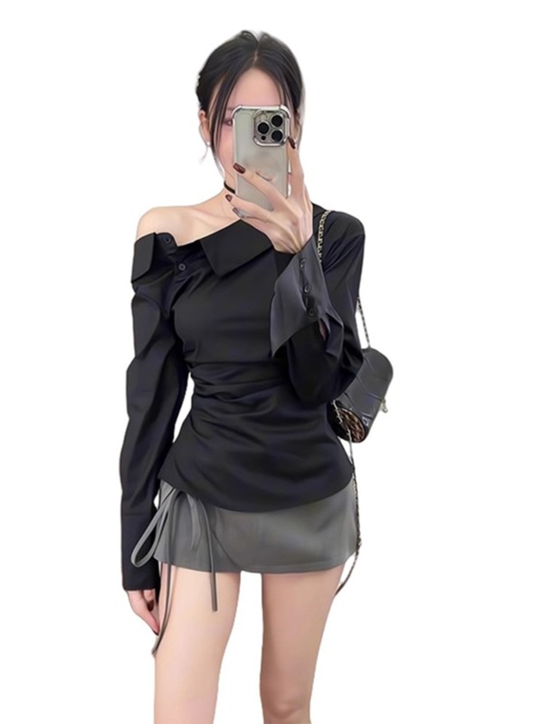 高级感御姐穿搭裙子套装2025新款秋季女装酷飒拽姐短裙两件套气质|undefined