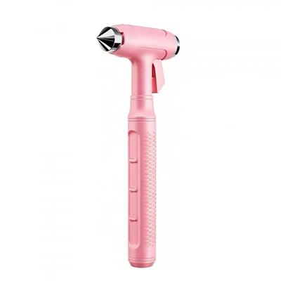 Breaker, Car-Mounted Self-Defense Hammer, One-Second – Qəza çəkici - 1579a-car-safety-hammer-alloy-head-pink