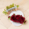 Hair accessory flower-shaped for bride, 2022 collection, European style