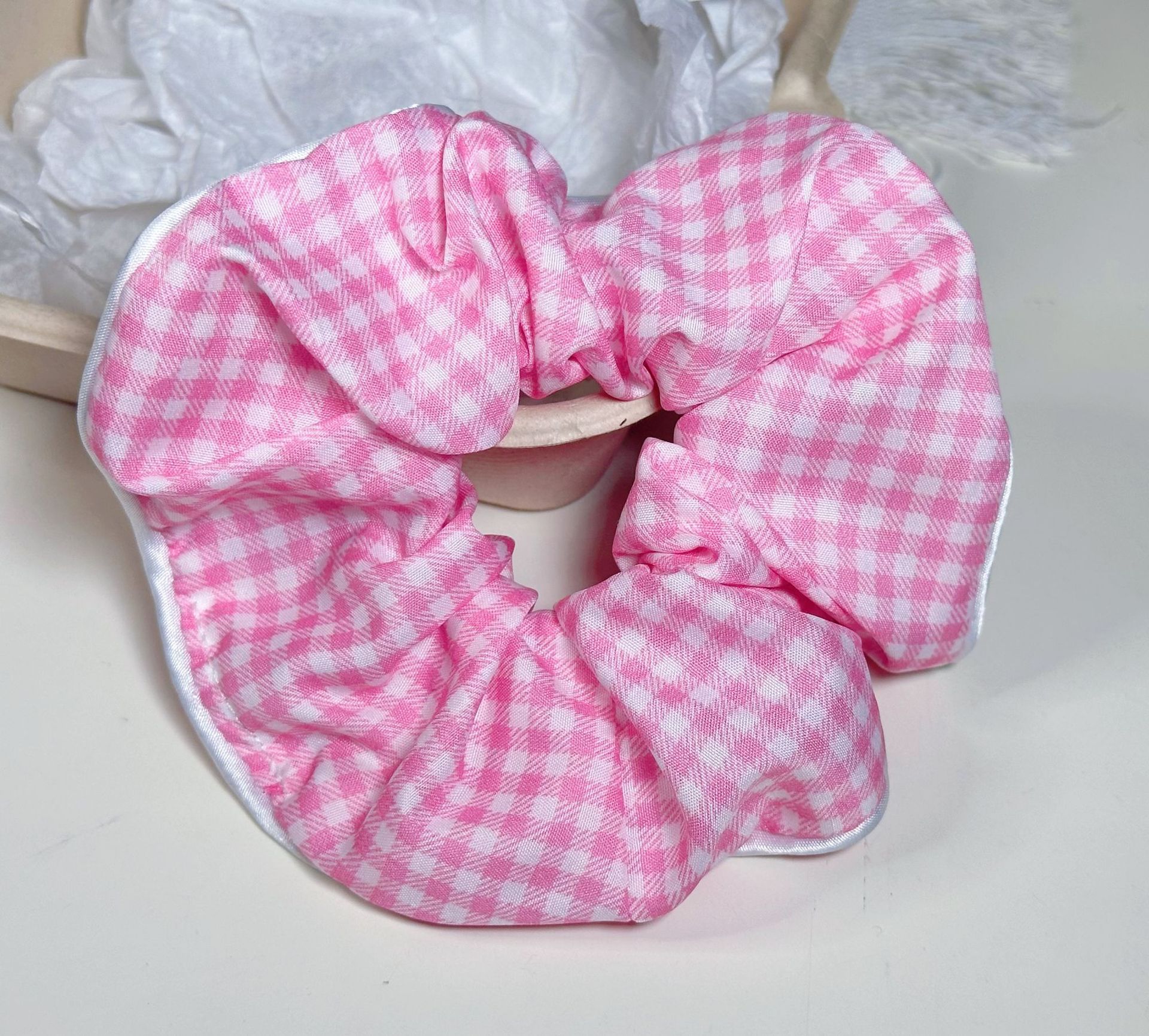 54#핑크색 대장환-핑크 그리드