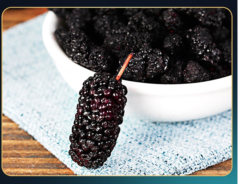 Dried Black Mulberry Fruit Sang Shen Zi 2024 New Crop Natural Herbal Snack and Tea Ingredient in use