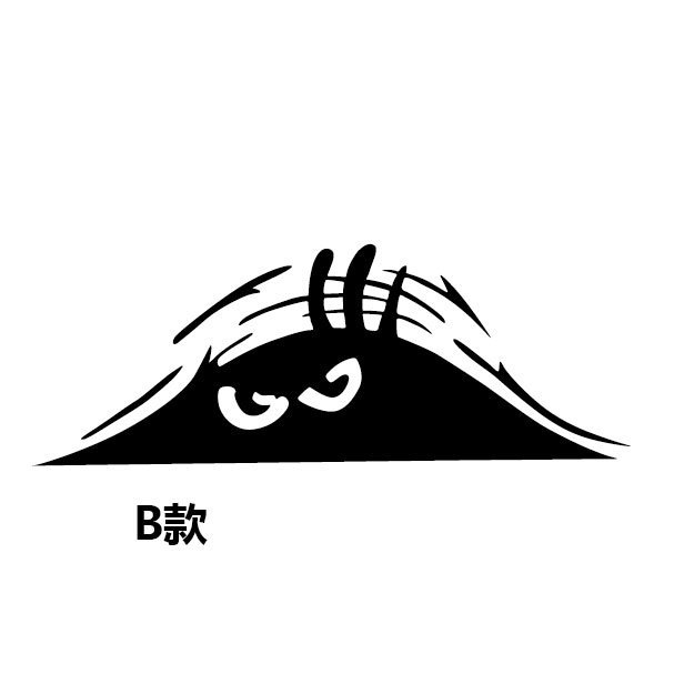 Comercio exterior Peeking Monster Auto Dune Monster pegatinas de coches Peep Elf pegatinas de coches