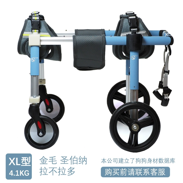 XL four -wheel blue