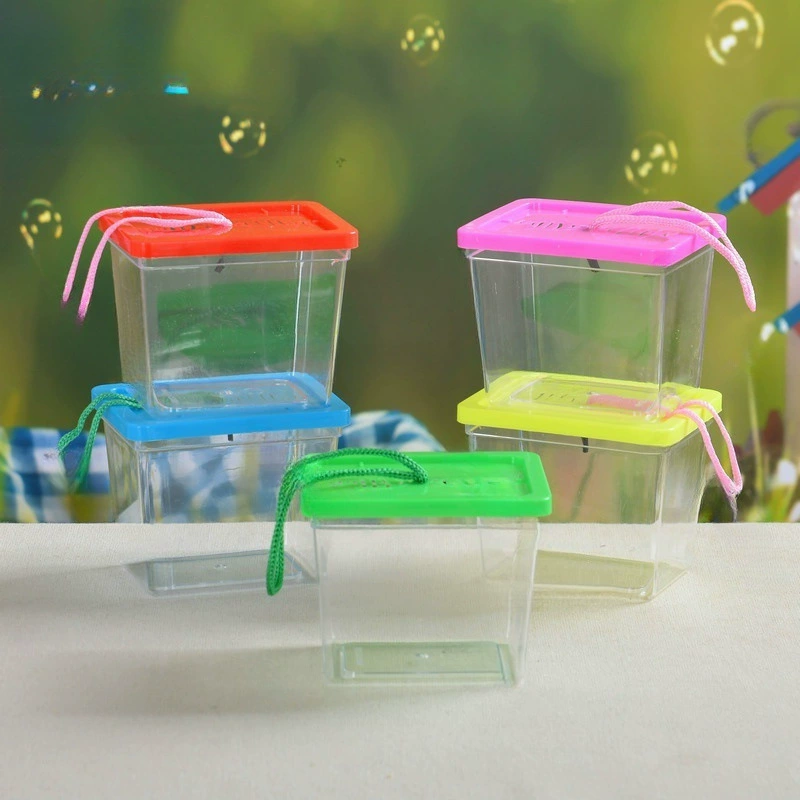 Plastic aquarium for commercial use, transparent table small toy, pack