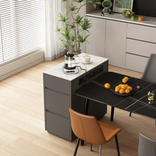 # Island Table Integrated Small Apartment Kitchen Narrow Island Table Mobile Island Table Individual Cabinet Island Table Sideboard