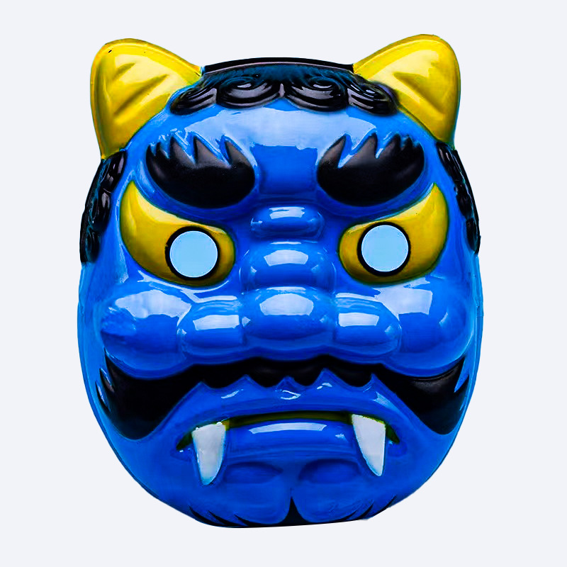 Exquisito pequeño Prajna Red Ghost Mask Nuevo anime Ghost Blade cos Stage Halloween Dress Up Festival Party