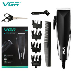 VGR oil head hair clipper high power corded electric hair clipper clipper limit comb shaving professional electric clipper 033