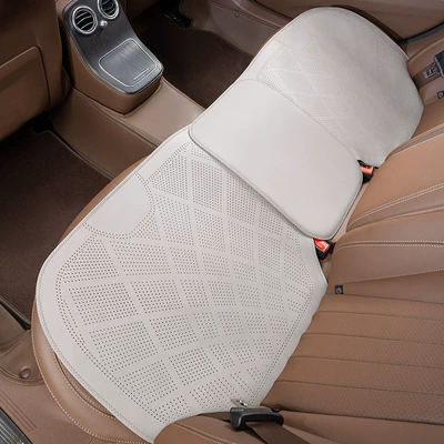 Four Seasons Pad seat cushion advanced sense half cushion - ultra-thin-and-breathablerear-seat-cushion-off-white-clean-labelno-logo