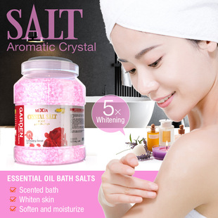 Cross-border explosions natural crystal salt bath salt vat bath salt foot bath bath cleaning exfoliating sea salt spa