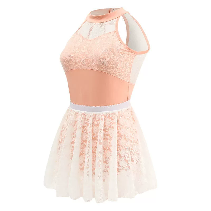 Пекинская танцевальная академия, кружевной вышитый гимнастический костюм для взрослых, женский балетный тренировочный костюм, цельный танцевальный костюм, базовый тренировочный костюм, боди