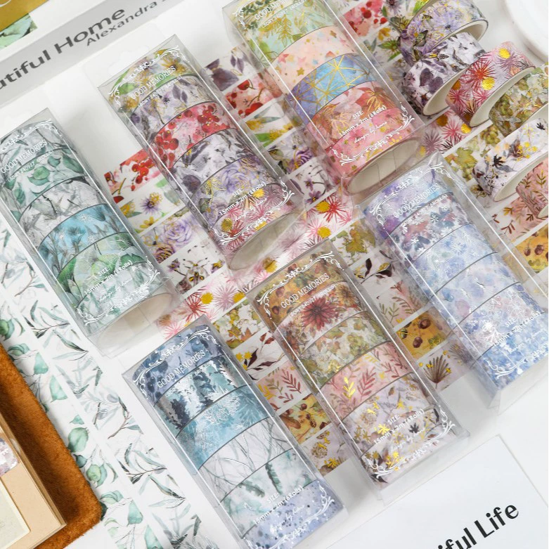 SDRT240927 Серия серий бронзовой штамповки и бумажной ленты набор 6 Вовлечение трансграничных продуктов