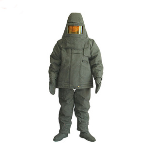 Mkf-04 Thermal Insulation High Temperature Fire Protection Suit 1000 Degrees One-Piece Separates Fire Protection Suit Flame Retardant Thermal Insulation Suit
