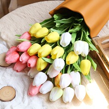 郁金香花拍照假花跳舞兰婚庆花艺花材马蹄莲婚庆桌花手捧花束