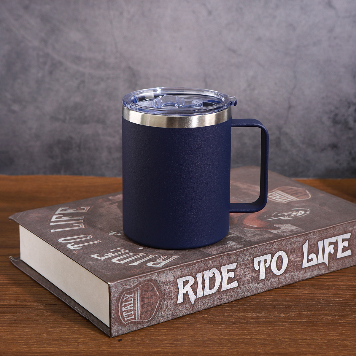 Doppelwandiger Edelstahl Isolierbecher Mit Deckel Für Kaffee_voghion.com