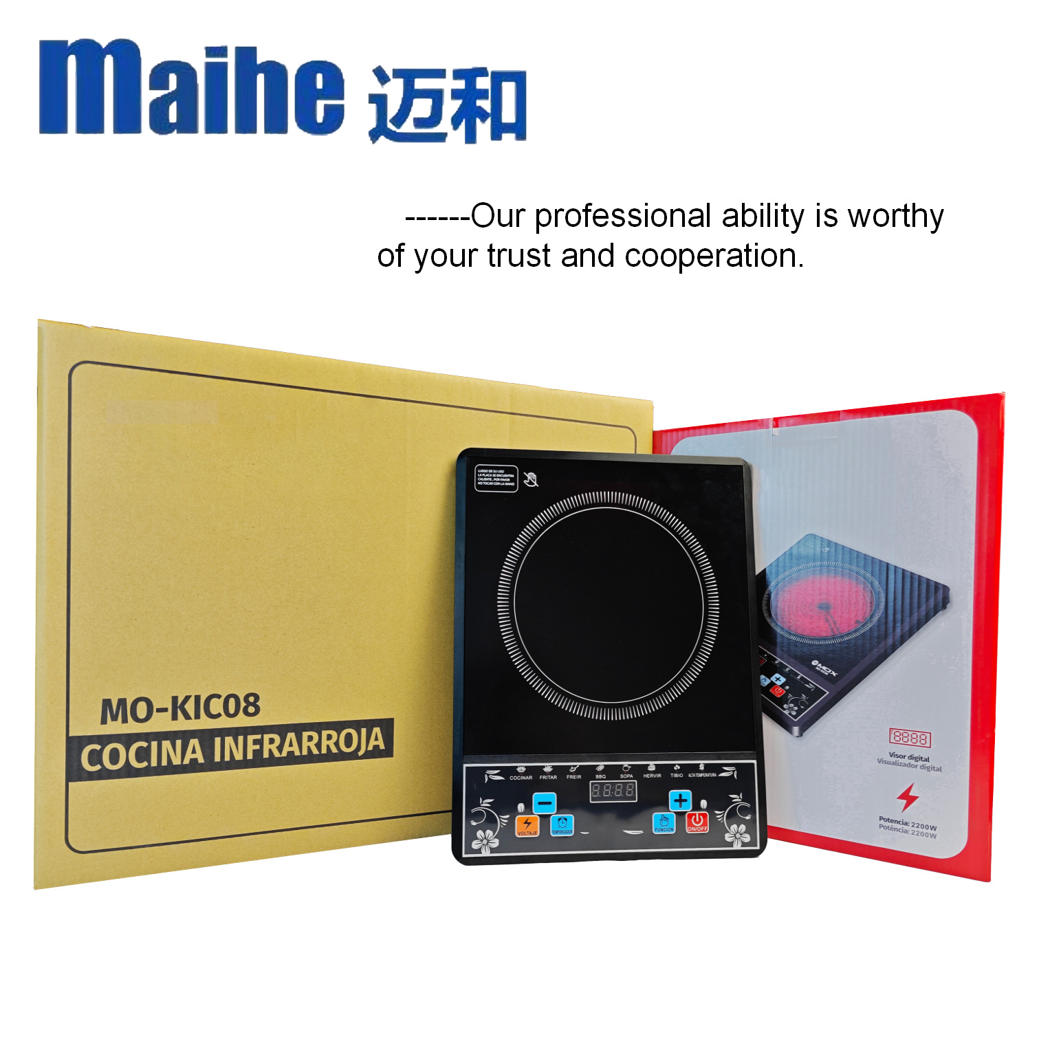 Comercio de horno electromagnético multifuncional horno de cerámica eléctrica cocina frita alta potencia fábrica de exportación de comercio exterior 110VA