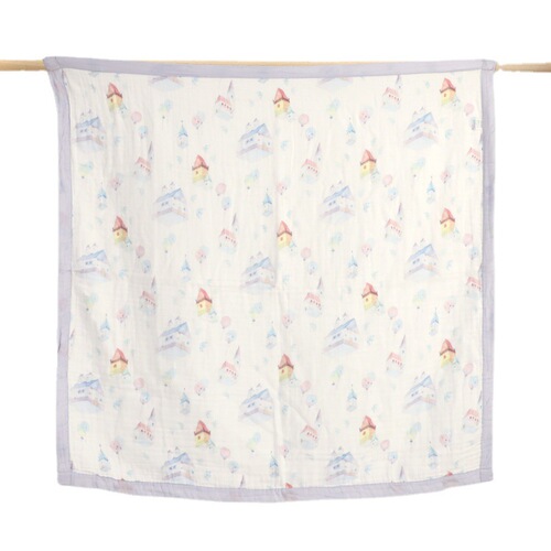 Baby gauze bath towel six-layer quilt baby baby quilt newborn baby blanket kindergarten lunch break quilt wrap