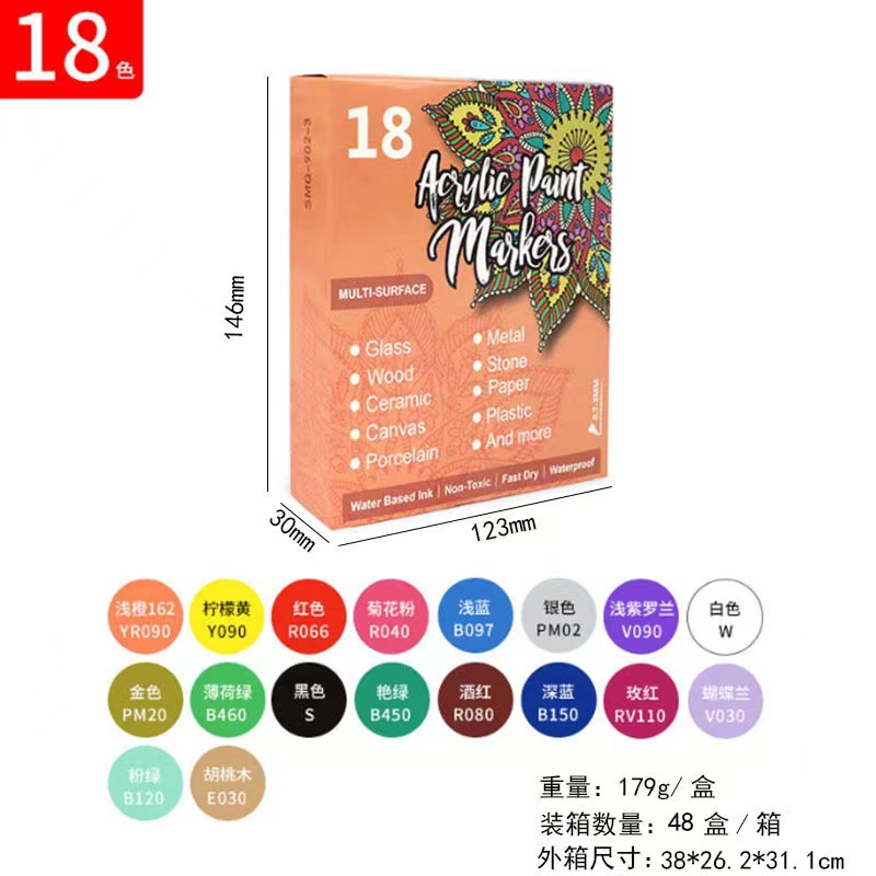 Pintura de uñas graffiti pluma marcador de acrílico color pintado a mano punto flor gancho línea DIY uñas para hornear sin acuarela en blanco y negro