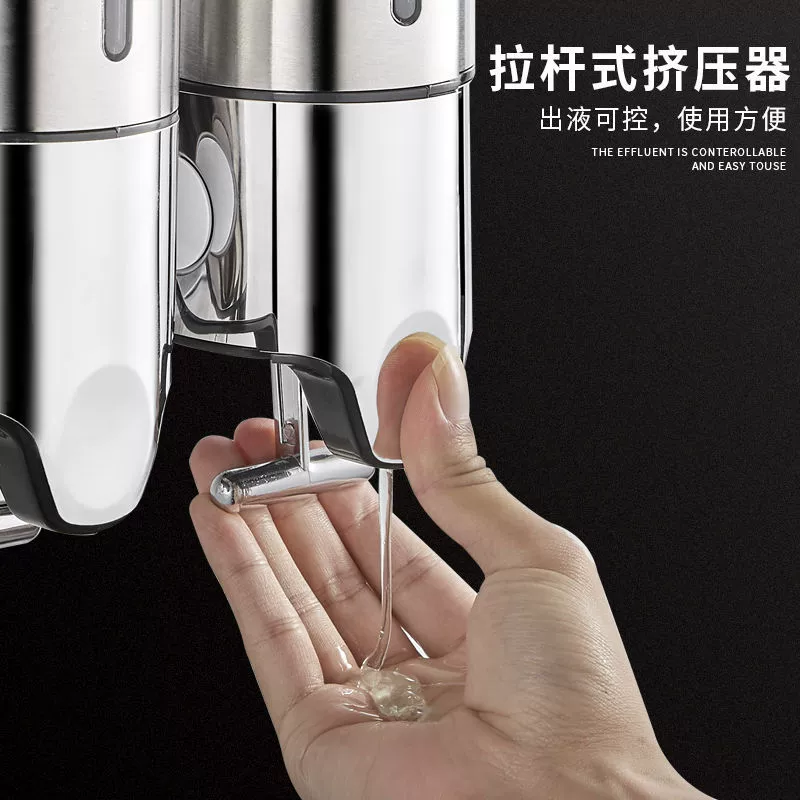 Ou Bao Stainless Steel Steel Solid Hotel Hotel Hotel Home Shocking Bottle Free Pole Wall -mounted Large Capacity Givening Machine