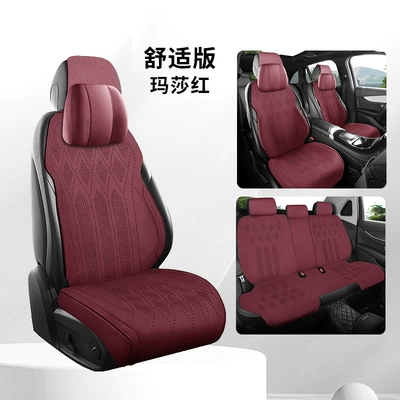 Multi-function pad: Seat Cushion for All Seasons - martha-red-comfort-edition
