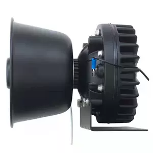 Cross-border 12V car alarm horn 300W high-pitched siren horn with round mouth design for heat dissipation