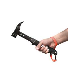 户外野营多功能榔头逃生安全锤子铸钢锤天幕帐篷登山锤地钉锤头