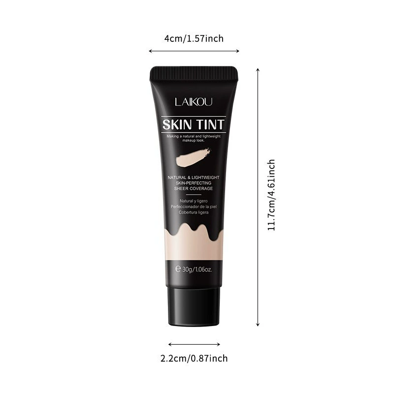 Версия TEMU производителя Laikou Laikou Laoco Skin Skin 30 г (шприц) крем ремонт 9-цвет пред -крема макияжа