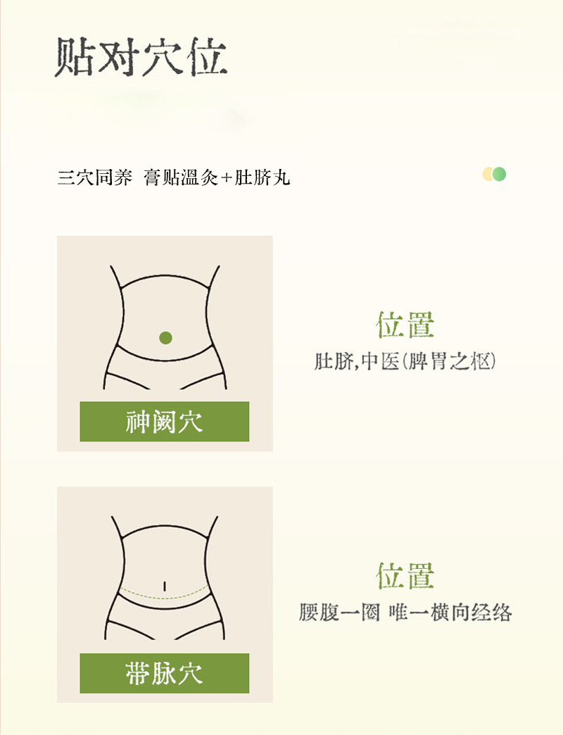 Mugwort Belly Button Patch Navel Warming Herbal Body Patch 3 Patches Per Box preparation